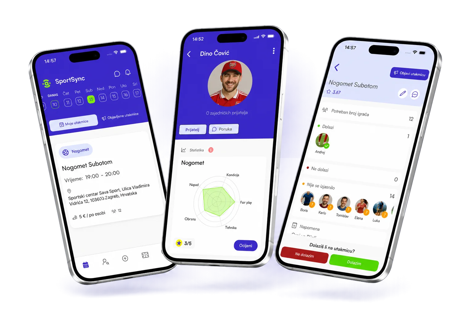 SportSync mobilna aplikacija